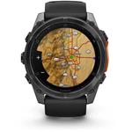 HOD GPS Garmin fenix® 8 – 51 mm, AMOLED, SIate Grey, silikonový řemínek