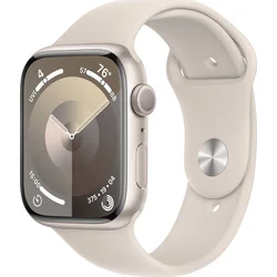 HOD GPS MTP Apple Watch Series 9 45mm Hvězdně bílý hliník s hvězdně bílým sportovním řemínkem - M/L