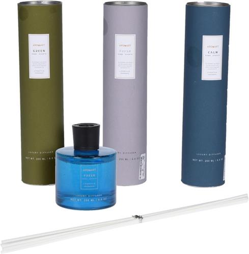 Homestyling Aroma difuzér vonné tyčinky GREEN, 200 ml