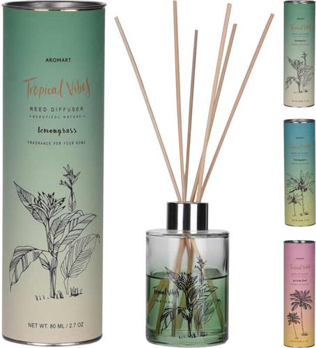 Homestyling Aroma difuzér vonné tyčinky PASSION FRUIT, 80 ml