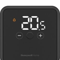 Honeywell Home DT4R Programovateľný bezdrôtový termostat čierny. 7-dňový program (bez spínacej jednotky BDR91)