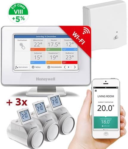 Honeywell Home Evohome Starter Set Cz Evohome Touch Wifi X