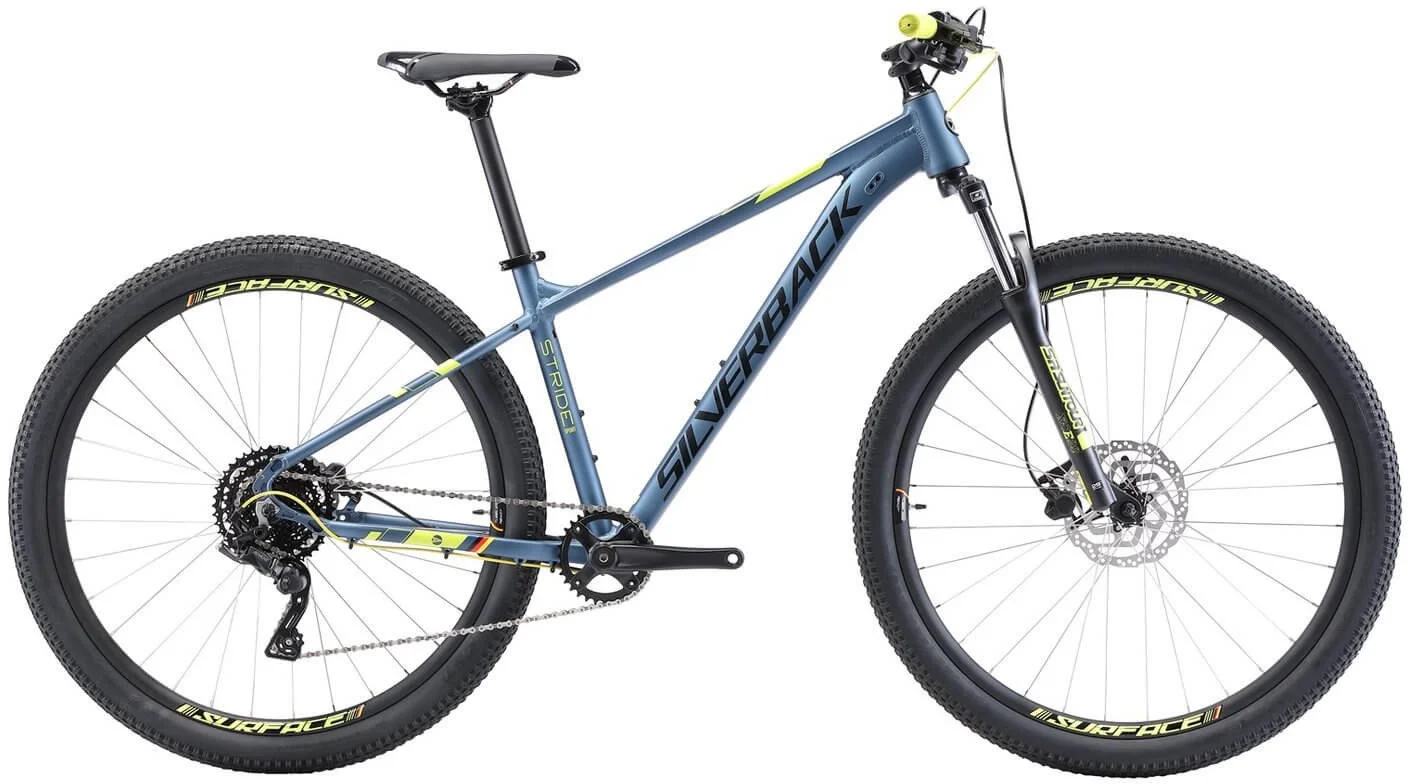 Horské kolo SILVERBACK Stride Sport Grey / Lime - 16,5"/M