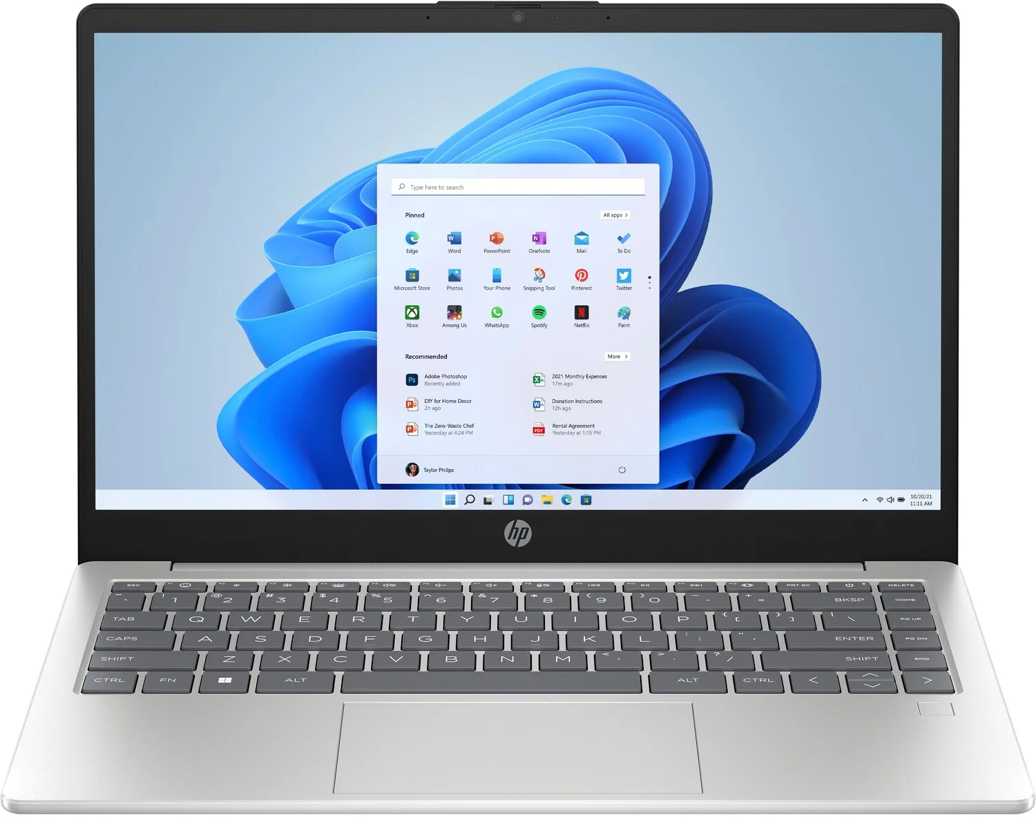 HP 14/em0004nc/R7-7730U/14"/FHD/16GB/1TB SSD/AMD Int/W11H/Silver/2R