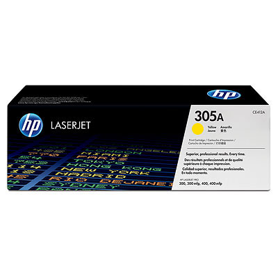 HP 305A Yellow/žltá Toner (2600 strán) pre LJP 300/400 M475, CE412A - originálne