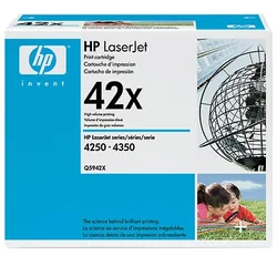 HP 42X Black Toner (20000 stran) LJ 4250/4350 High Capacity Q5942X - originální