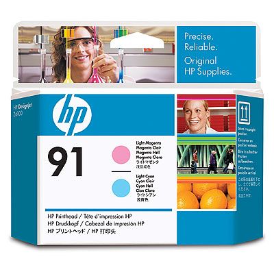 HP 91 Light Magenta a Light Cyan Printhead pre DJ Z6100, (C9462A) - originálne