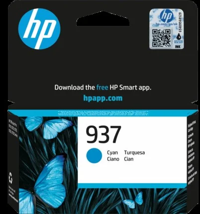 HP 937 Cyan Original Ink Cartridge