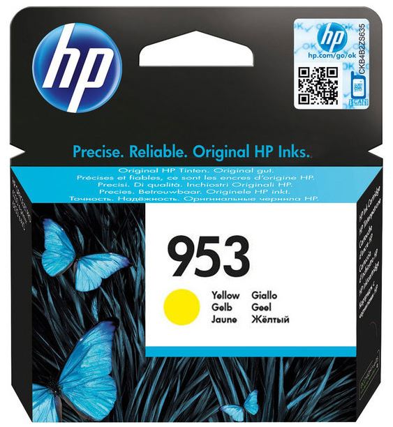 HP 953 žltá atramentová kazeta (F6U14AE) - originálne