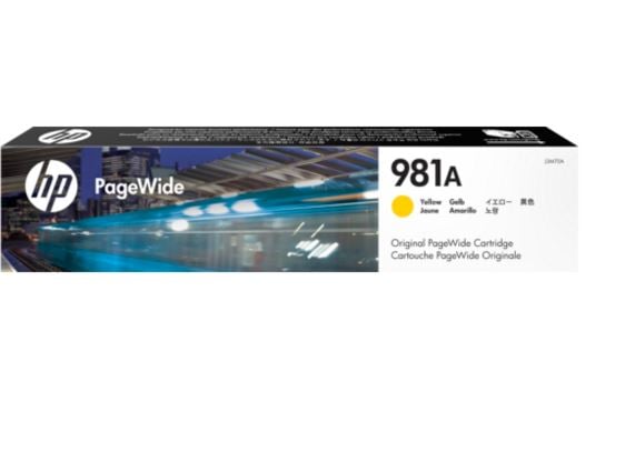 HP 981A - žlutá inkoustová kazeta, J3M70A
