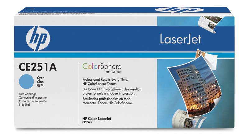 HP CE251A Cyan Toner (7000str.) pro CLJ CP3525 (CE251A) - originální