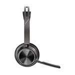 HP Poly Voyager Focus 2 MS USB-C-C Headset + USB-C/A Adapter + Nabíjecí stojánek (9T9J6AA)