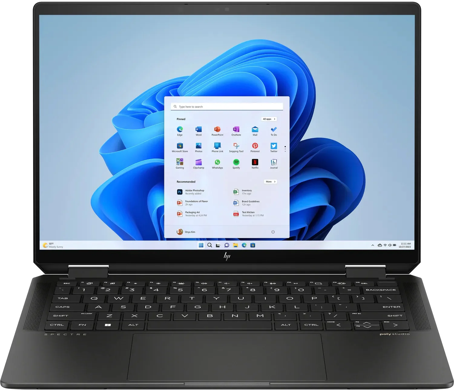 HP Spectre/x360 14-eu0000nc/u5-125H/14"/2880x1800/T/16GB/1TB SSD/Arc Xe/W11P/Black/2R