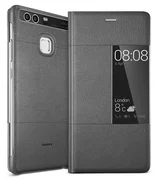 Huawei flipové pouzdro S-View pro P9, tmavě šedé