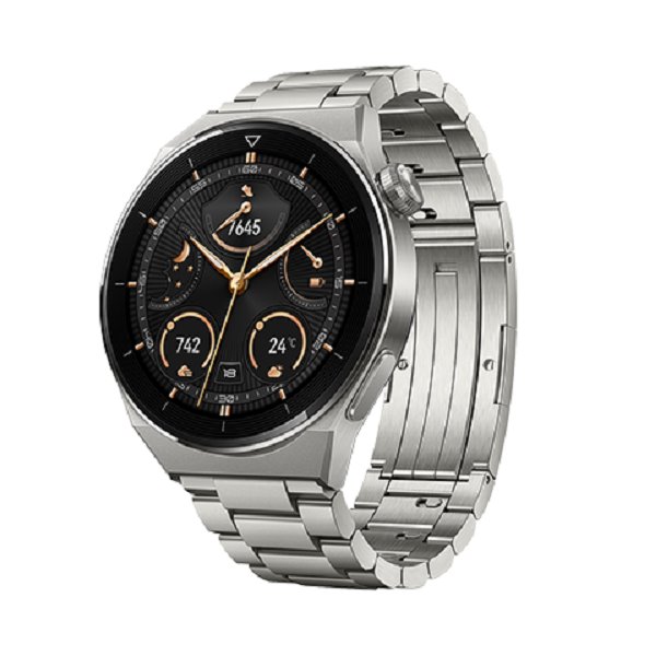 Huawei Watch GT3 Pro 46 mm, Light Titanium Case + Light Titanium