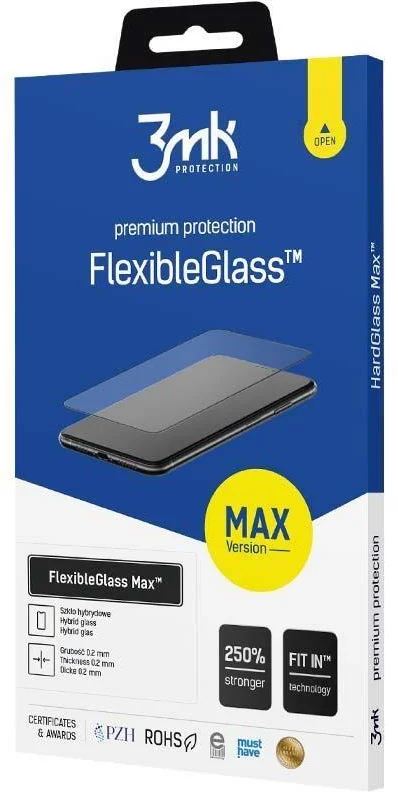 Hybridné sklo 3mk FlexibleGlass Max pre Apple iPhone 11, čierne