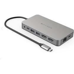 Hyper® HyperDrive Duel HDMI 10-in1 Travel Dock for M1 MacBook (silicon Motion)