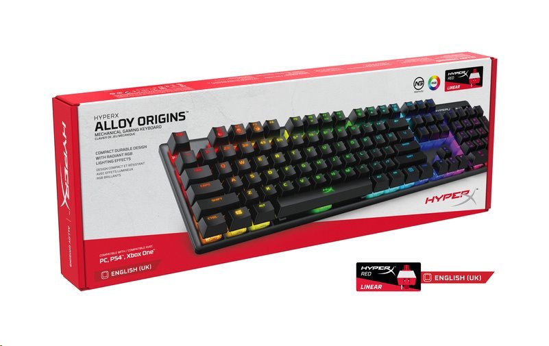 HyperX Alloy Origins Red - US Layout