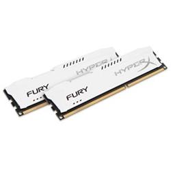 HyperX Fury 16GB (Kit 2x8GB) 1866MHz DDR3 CL10 White Series, bílý chladič HX318C10FWK2/16 - Paměťové moduly