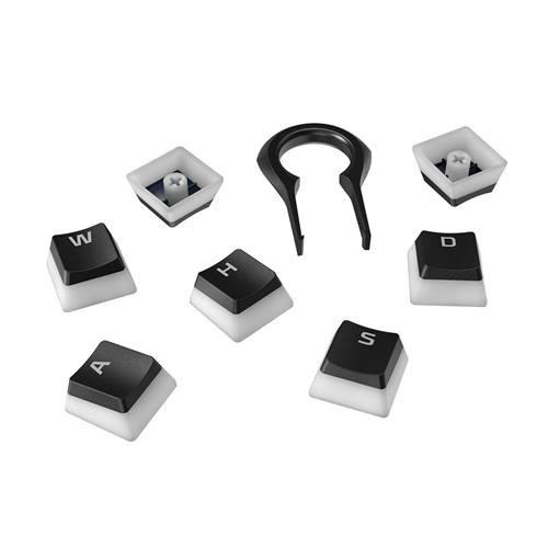 HyperX Pudding Keycaps US černé