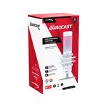 HyperX QuadCast S samostatný mikrofon - bílý