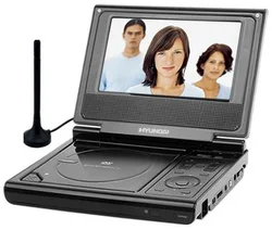 HYUNDAI Přenosný DVD přehrávač PDP511UDVBT, 7", 480x234, DVB-T, DivX, XviD, DVD, USB, dálkové ovládání