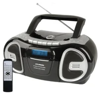 HYUNDAI Přenosný radiomagnetofon TRC717DR3, CD-R/RW, MP3, WMA, kazetový přehrávač, digitální AM/FM