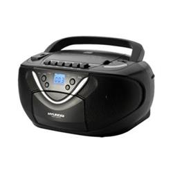 HYUNDAI Přenosný radiomagnetofon TRC718AU3, CD-R / RW, MP3, WMA, kazetový přehrávač, analogový AM/FM tuner, USB