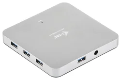 i-tec USB 3.0 Metal Charging HUB 10 Port s napájacím adaptérom 10x USB napájací port U3HUBMETAL10