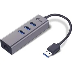 i-tec USB 3.0 Metal HUB 3 Port + Gigabit Ethernet