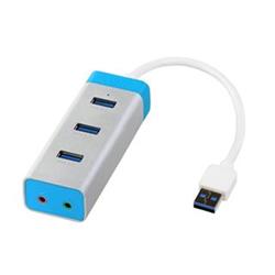 i-tec USB 3.0 Metal HUB 3 Port with Audio Adapter, Notebook Ultrabook Tablet, Windows Mac Linux