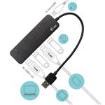 i-tec USB 3.0 Metal HUB 4 porty s prepínačmi na každom porte
