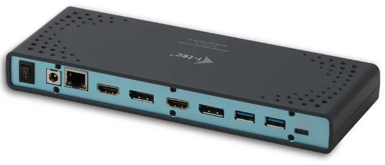 I-TEC USB 3.0 / USB-C 5K Univerzálny dual dokovacia stanica s PD CADUA4KDOCKPDL