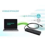 i-tec USB-C Metal HUB 2x USB 3.0 + 2x USB-C, 85cm kabel