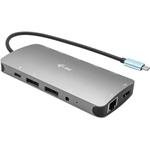 I-TEC USB-C Metal Nano 3x Display Docking Station + Power Delivery 100 W