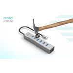 i-tec USB-C nabíjací kovový HUB so 7 portami