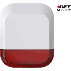 iGET SECURITY EP11 - vonkajšia siréna napájaná batériou alebo adaptérom, pre alarm M5