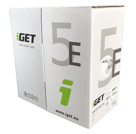 iGET Sieťový kábel iGET CAT5E UTP PVC Eca 305m/box (84005010)