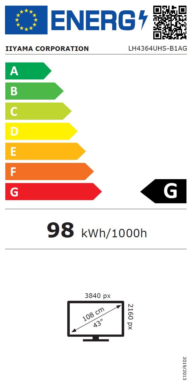 iiyama LH4364UHS-B1AG 43"