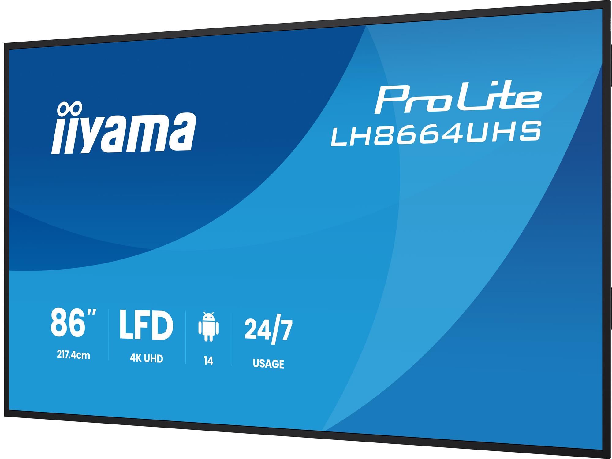 iiyama LH8664UHS-B3AG 86"