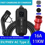 IMMAX cestovní nabíjecí stanice pro elektromobily EV/PHEV AC Type 2, 11 kW
