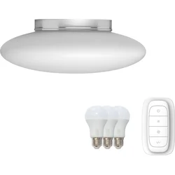 Immax NEO ELIPTICO stropné svietidlo biele sklo 60cm Smart zdroje 3xE27 RGBW Zigbee 3.0 07058L