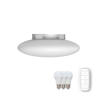 Immax NEO ELIPTICO stropní svítidlo bílé sklo 60cm Smart zdroje 3xE27 RGBW Zigbee 3.0