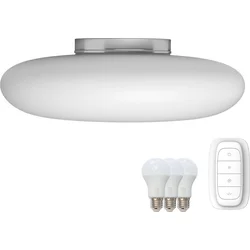 Immax NEO FUENTE stropní svítidlo bílé sklo 60cm včetně Smart zdroje 3xE27 RGBW Zigbee 3.0 07062L - Vybavení domu