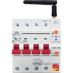 IMMAX NEO Inteligentný istič 3P+N 10-63A s prúdovým chráničom, meraním výkonu, Zigbee 3.0