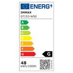 IMMAX NEO LITE PERFECTO SMART stropní svítidlo kruh 50cm, 48W bílé TUYA Wi-Fi