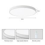 IMMAX NEO LITE SEMPLICI SMART stropné svietidlo 50cm 48W 3468 lm, s podporou BEACON, Wi-Fi, TUYA, biele