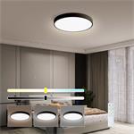 IMMAX NEO LITE SEMPLICI SMART stropné svietidlo 50cm 48W 3468 lm, s podporou BEACON, Wi-Fi, TUYA, čierne