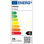 IMMAX NEO LITE SEMPLICI SMART stropní svítidlo 40cm 36W 2736 lm, s podporou BEACON, Wi-Fi, TUYA, bílé