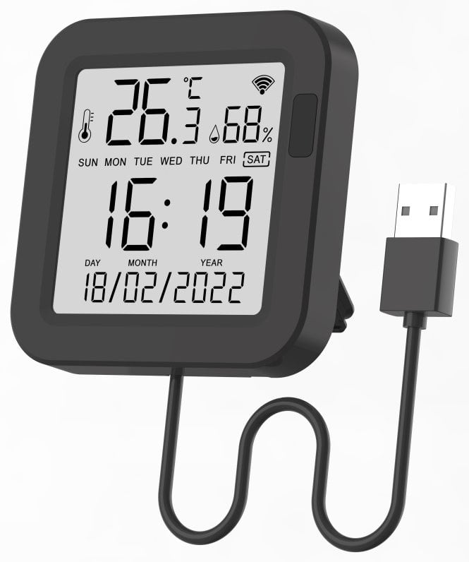 IMMAX NEO LITE SMART IR ovladač se senzory teploty a vlhkosti s LCD, Wi-Fi, TUYA